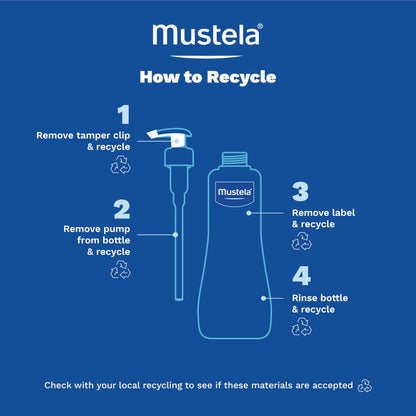 Mustela Gel Lavante Suave 500 ml Champú para recién nacidos