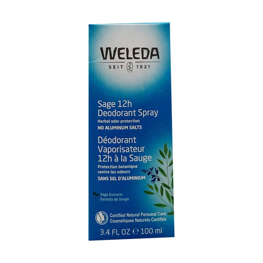 Weleda Sage Deodorant Spray 3.4 oz Deodorant Spray Pasteur Pharmacy