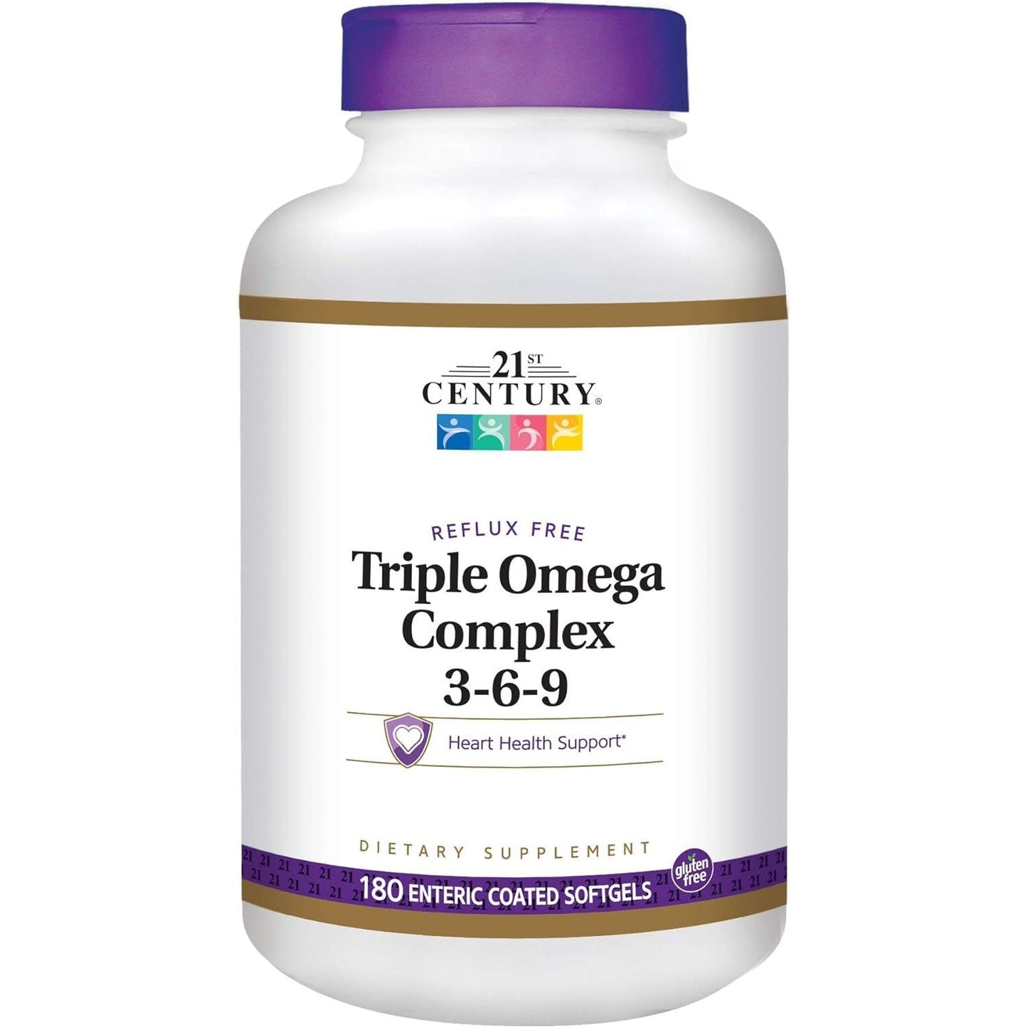 21st Century Dietary Supplement Triple Omega Complex 3-6-9 Softgels 180 Count Vitamins & Supplements Pasteur Pharmacy