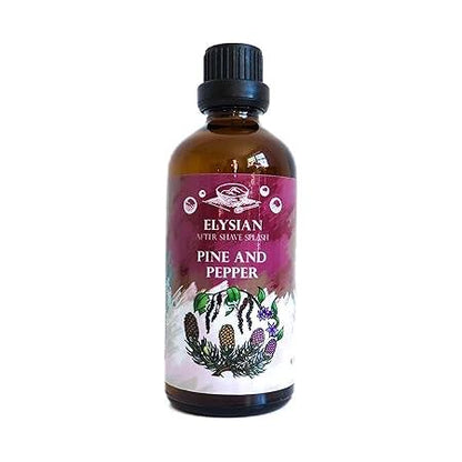 Elysian Pine And Pepper Shaving Collection Shaving Set Pasteur Pharmacy Aftershave 3.4oz