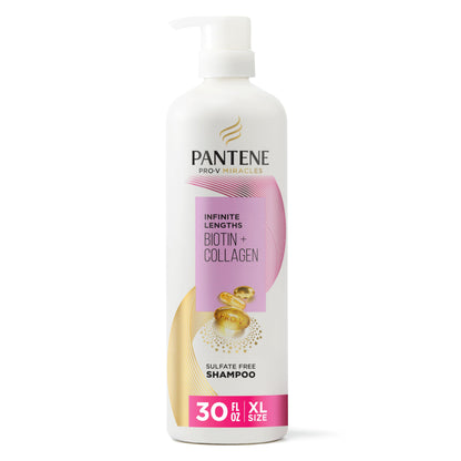 Shampoing Pantene Miracles au Bambou 355 ml - Force et Longueur | Pro-V
