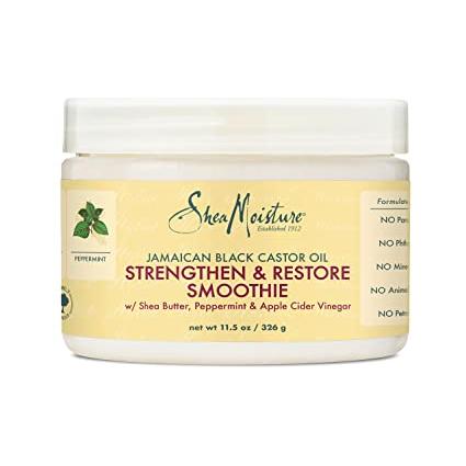 SheaMoisture Jamaican Black Castor Oil Strengthen & Restore Smoothie 11 oz Hair Smoothie Pasteur Pharmacy