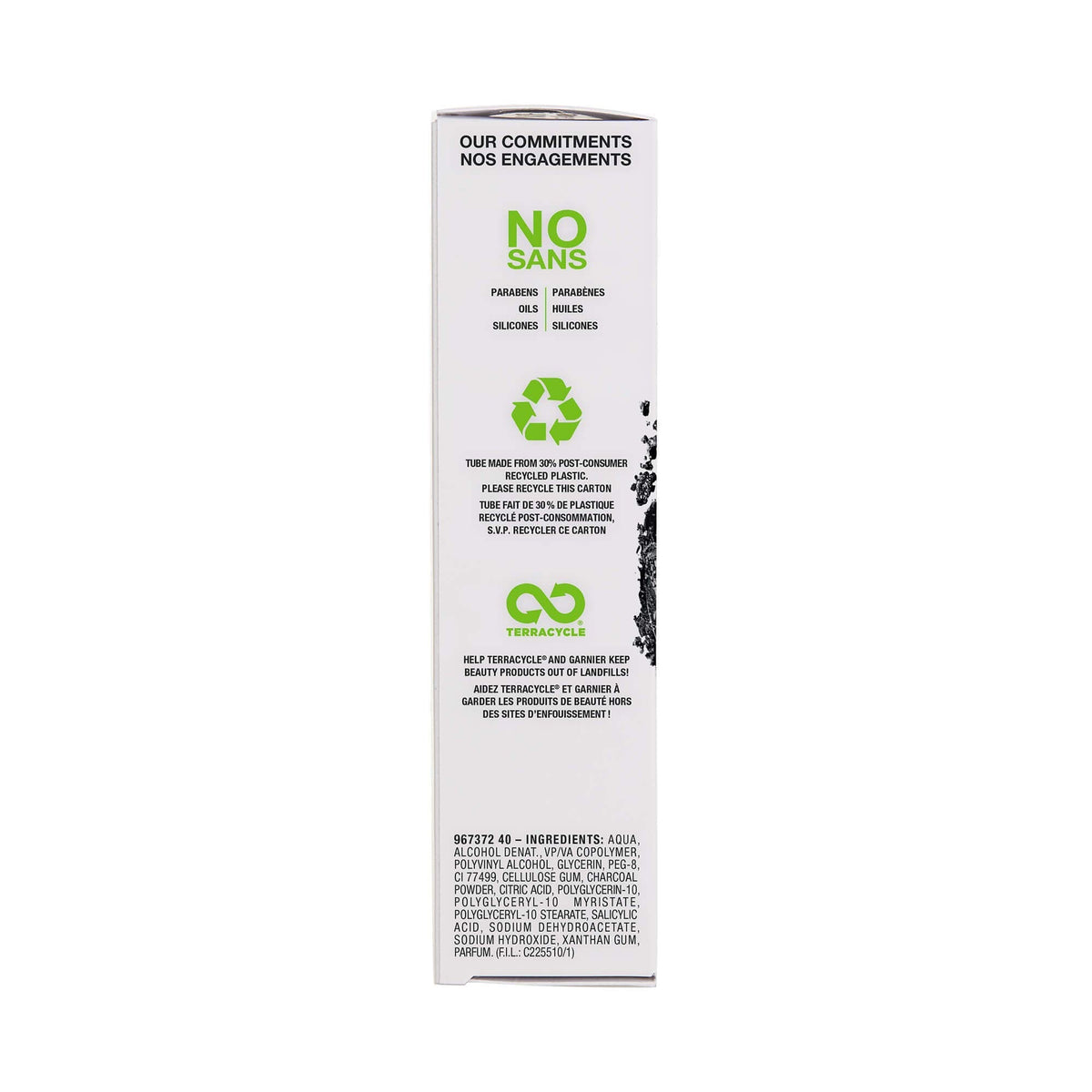 Garnier Charcoal Peel-Off Blackhead Removal Mask - Deep Cleansing, Salicylic Acid, 1.69 fl oz