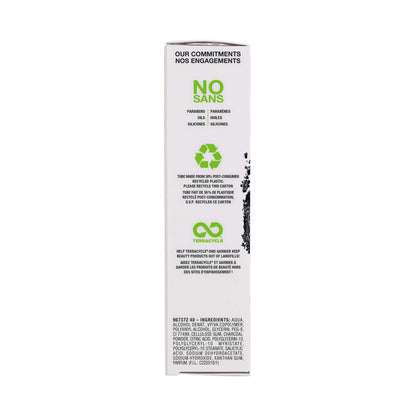 Mascarilla exfoliante de carbón de Garnier para eliminar puntos negros - Limpieza profunda, ácido salicílico, 1.69 fl oz