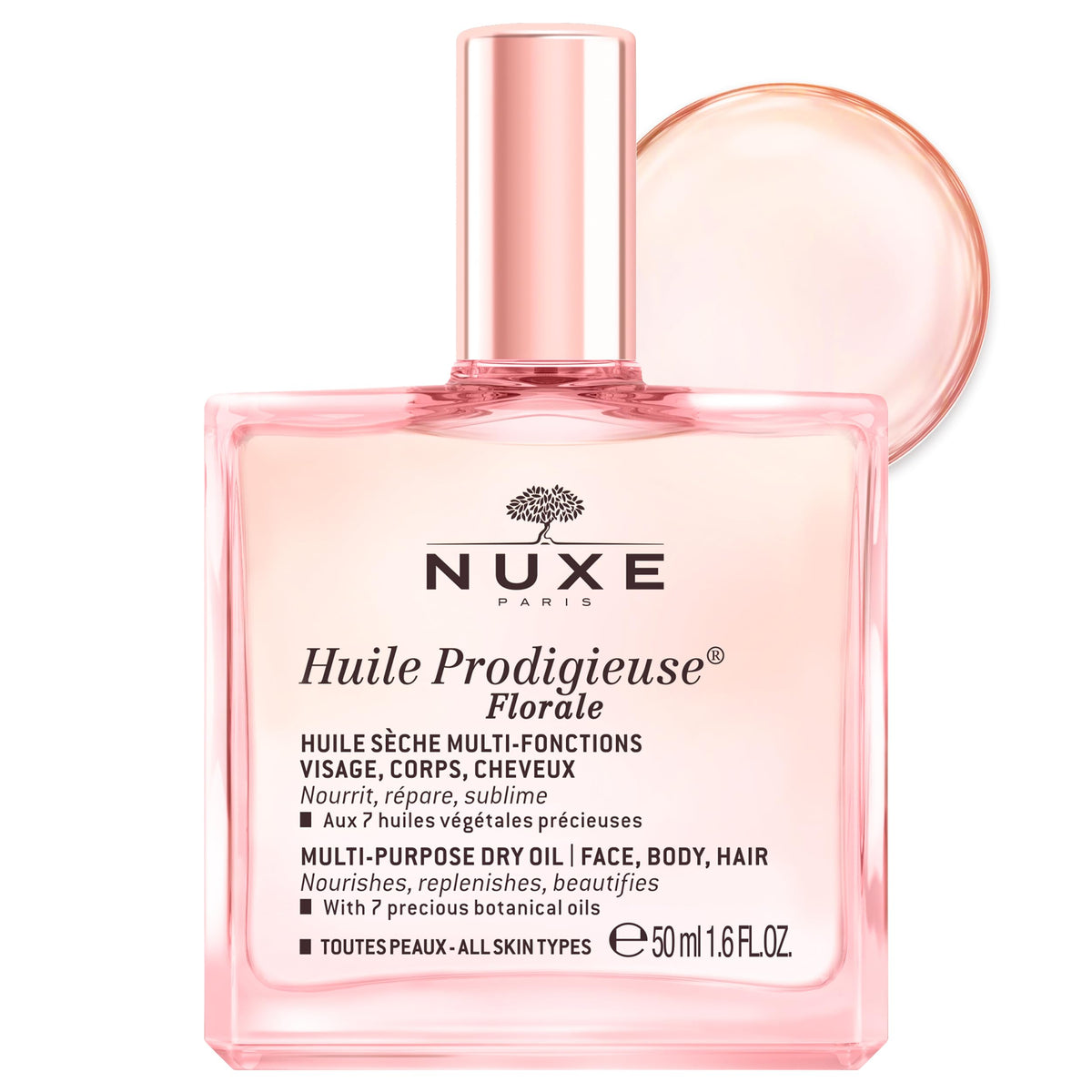 Nuxe Huile Prodigieuse Florale Multi-Purpose Dry Oil & Shower Gel Set - Nourishing Botanical Skincare & Haircare