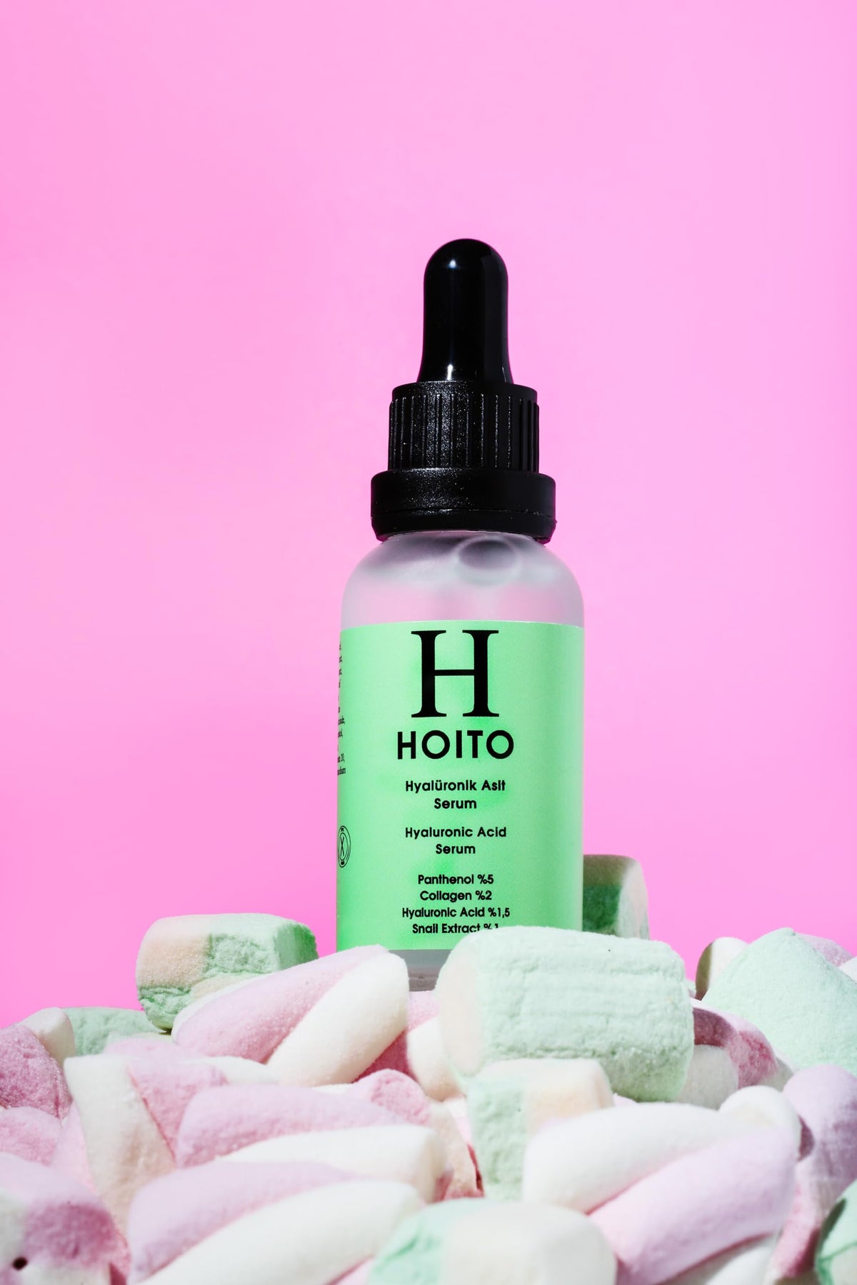 Sérum de ácido hialurónico Hoito 30 ml - Suero hidratante antiedad natural para piel seca