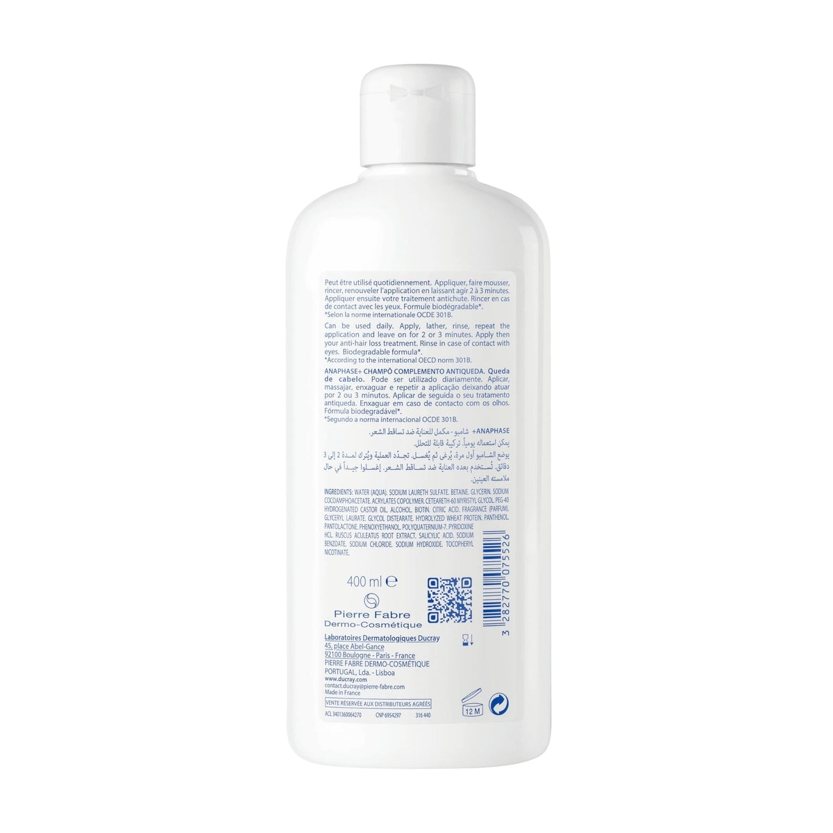 Ducray Nutricerat 200 ml worn hair shampoo