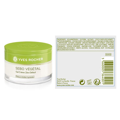 Yves Rocher Sebo Végétal Gel Crema Hidratante Cero Imperfecciones 50 ml
