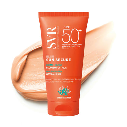 SVR Blur Sun Secure SPF50+ 50 ml - Protection solaire hydratante non comédogène