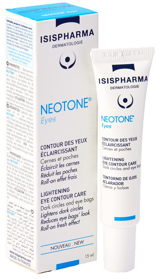 Isis Pharma Neotone Eyes Contour des Yeux - Hydratant, apaisant, testé dermatologiquement pour le traitement des cernes - 15 ml