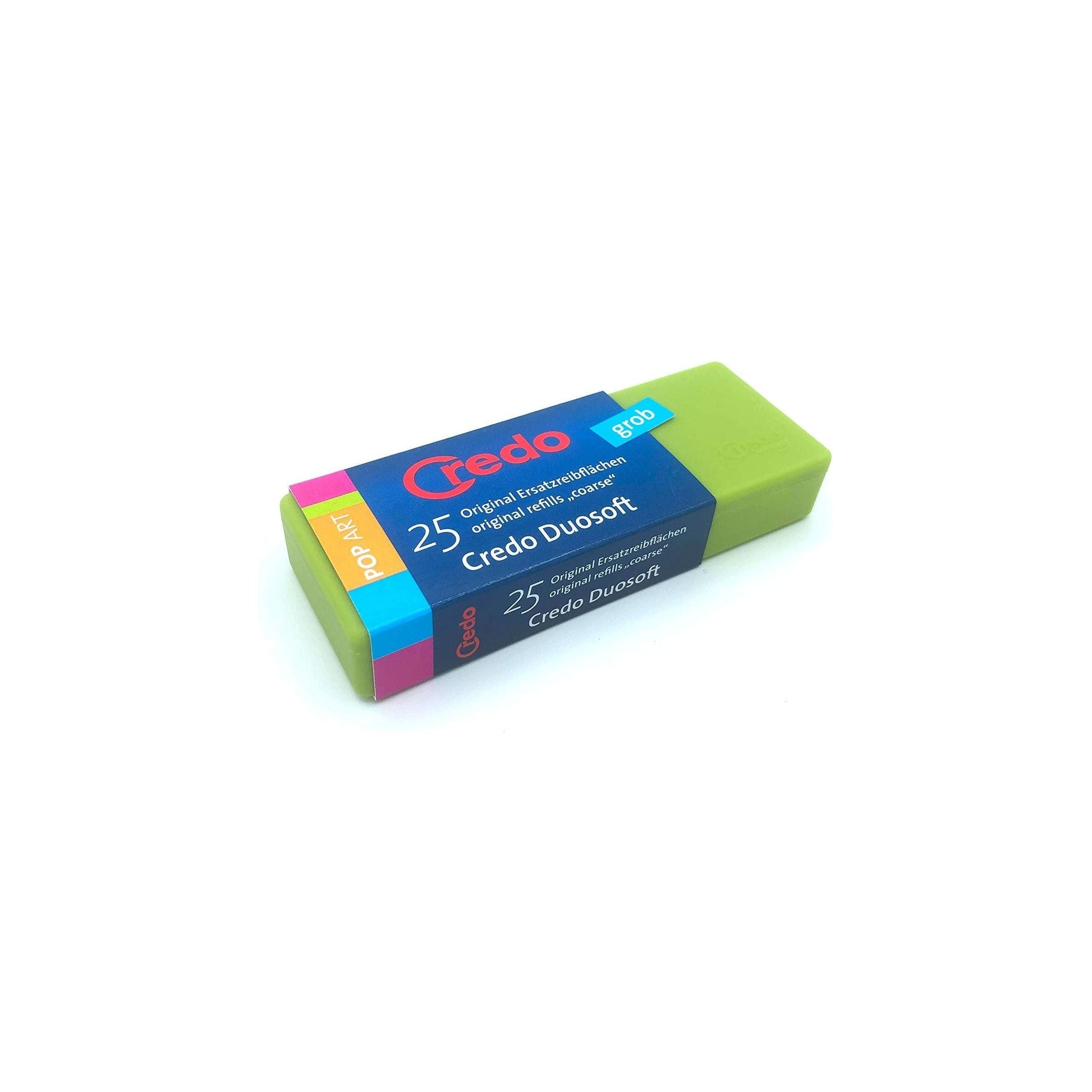 Credo Duosoft Footfile Refill Pads Coarse 25-Pack Box - 16 Oz Cosmetics Pasteur Pharmacy
