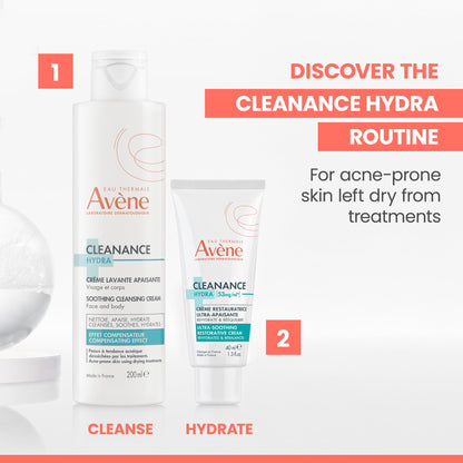 Avene Cleanance Hydra Crema 40ml - Crema hidratante calmante para pieles grasas sensibles