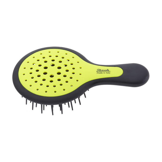 Janeke Mini SuperBrushh Bicolor Black & Green Hair Brush Hair Brush Pasteur Pharmacy