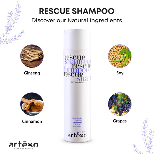 Shampooing Artego Easy Care Rescue 250ml - Prévention de la chute des cheveux