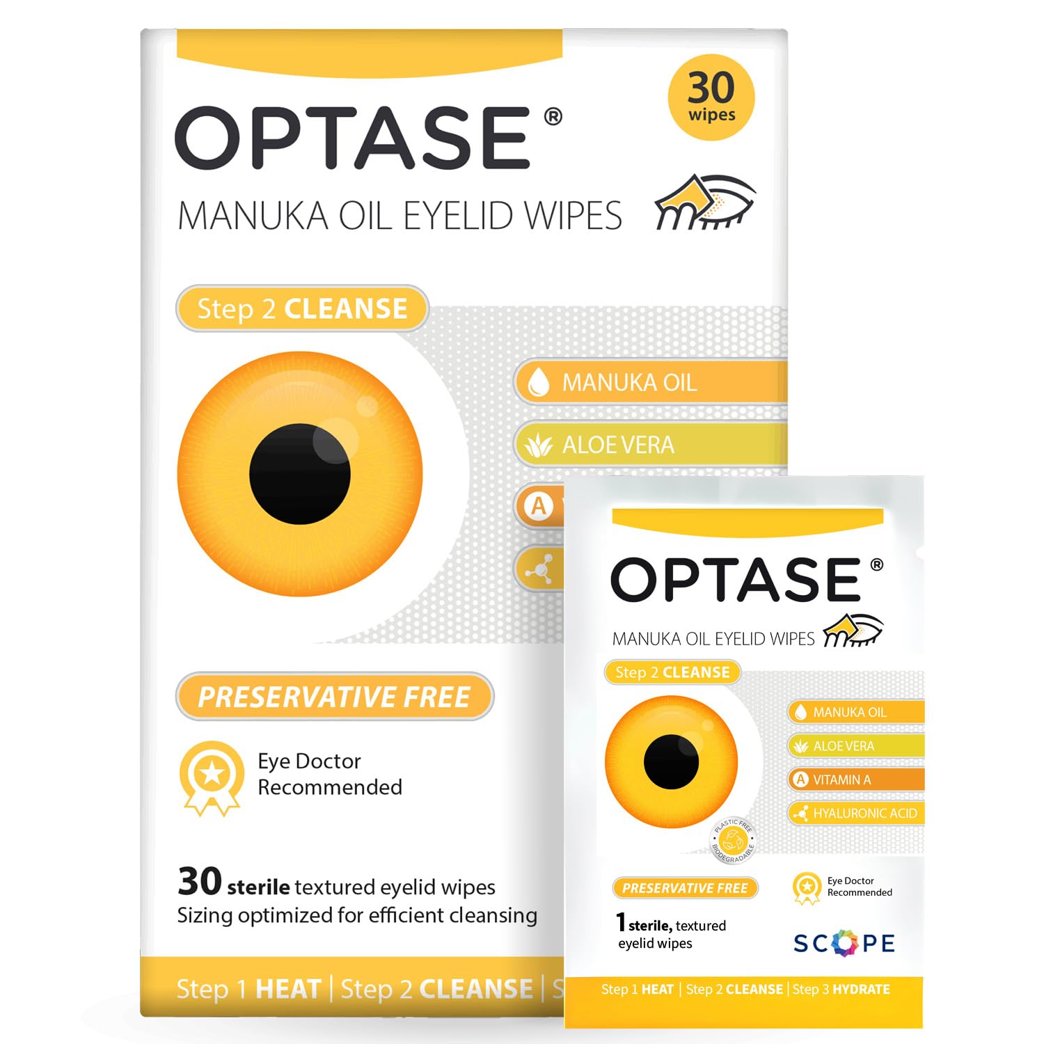 OPTASE Manuka Oil Eyelid Wipes 30 Preservative Vision Care Pasteur Pharmacy