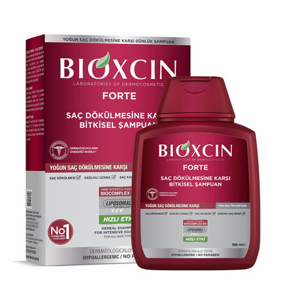 Champú Bioxcin Forte - Combate la caída del cabello | 300 ml