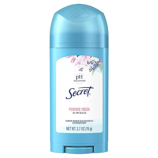 Secret Anti-Perspirant Deodorant, Powder Fresh 76g Deodorant Pasteur Pharmacy