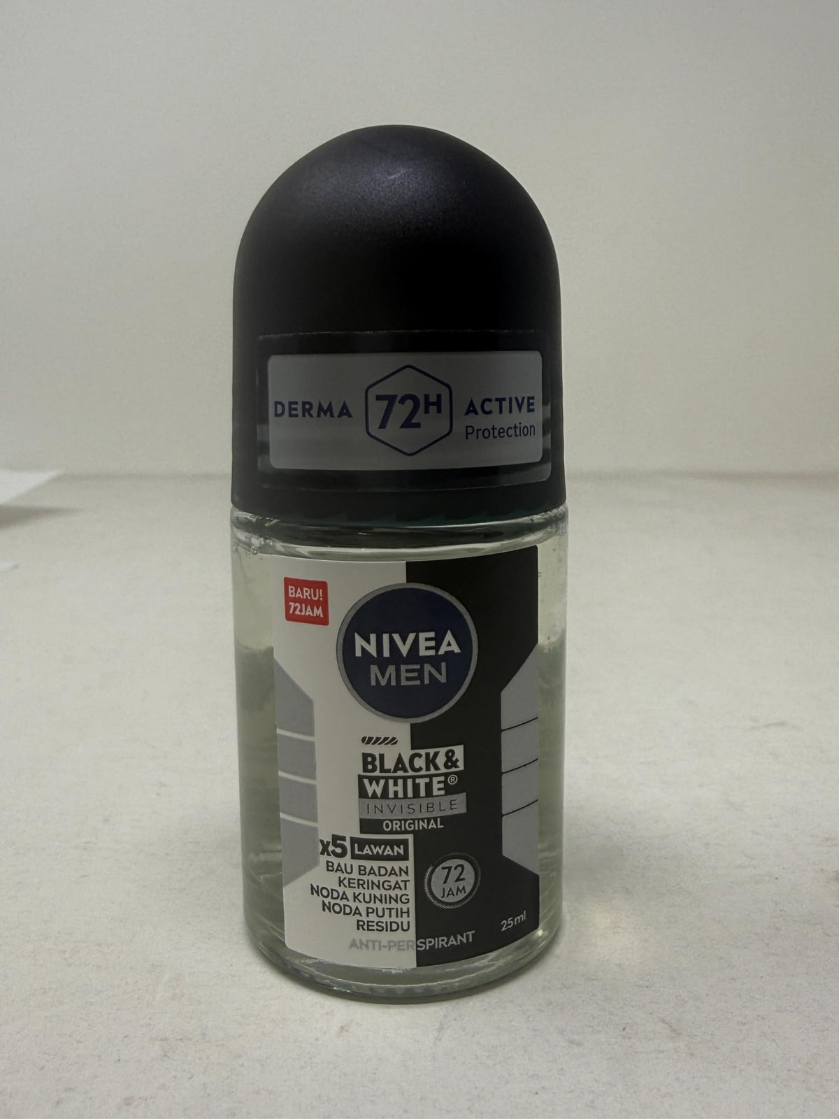Nivea Men Invisible Deodorant Roll-On - Black & White Protection | 1.69 fl oz