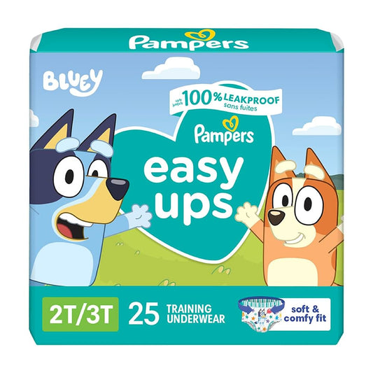 Pampers Easy Ups Training Underwear Boys Size 4 2T3T, 25 Count Health Care Pasteur Pharmacy