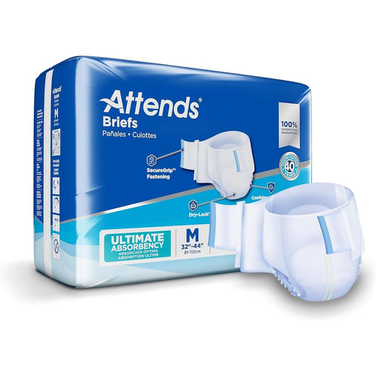 Attends Adult Disposable SmartCool® Briefs, Medium, 32"-44" 22x Health Care Pasteur Pharmacy