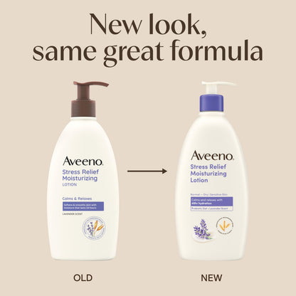 Lotion corporelle hydratante quotidienne Aveeno à la lavande - 300 ml | Formule apaisante