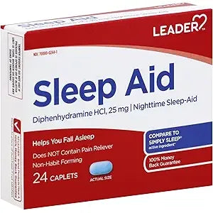 Leader Night Time Sleep Aid 25Mg Softgels 12 Sleeping Aids Pasteur Pharmacy