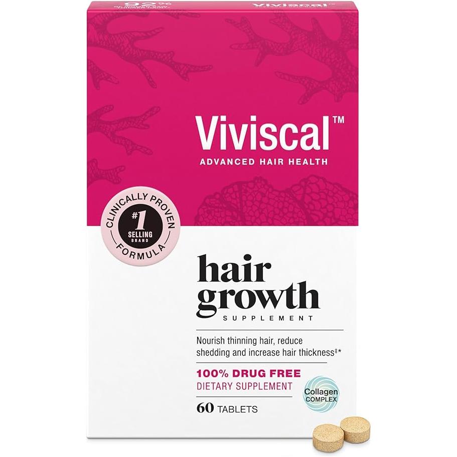 Viviscal Professional Strength Hair Growth Supplement 60 Tablets Supplement Pasteur Pharmacy