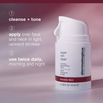 Crema hidratante Dermalogica para piel seca y madura: ultranutritiva, antienvejecimiento y natural