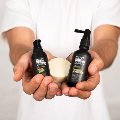 Kit de crecimiento de barba Mustculine para hombres