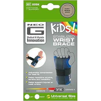 Neo G Kids Stabilized Wrist Brace for Right Hand Supports & Braces Pasteur Pharmacy
