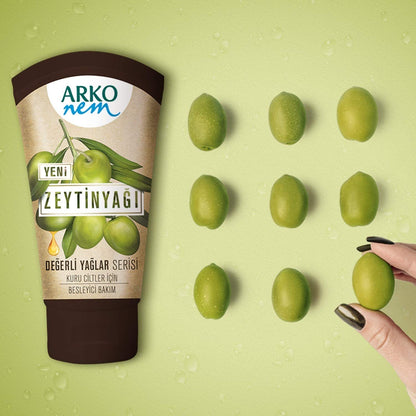 Crema de Aceite de Oliva Arko Moisture 60 ml - Fórmula nutritiva | Hidratante
