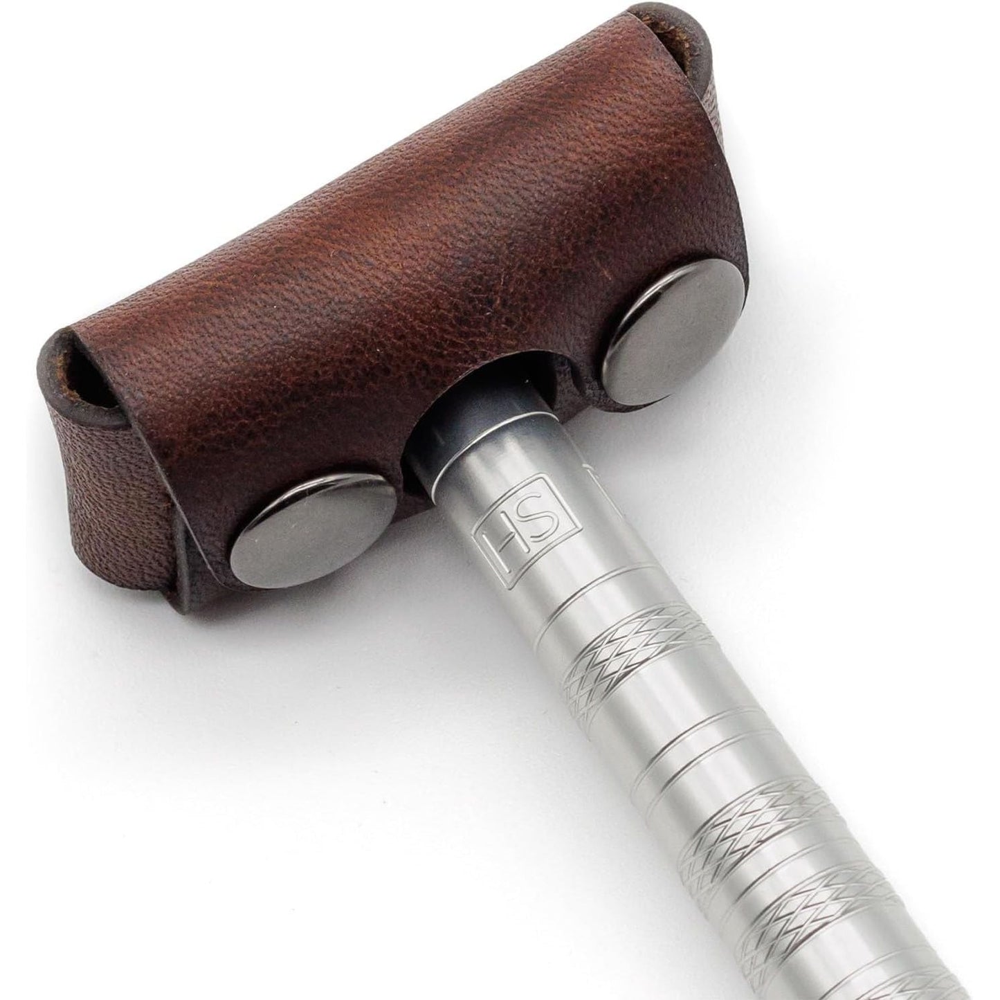 Henson Brown Leather The Henson Razor Head Cover Razor Head Cover Pasteur Pharmacy