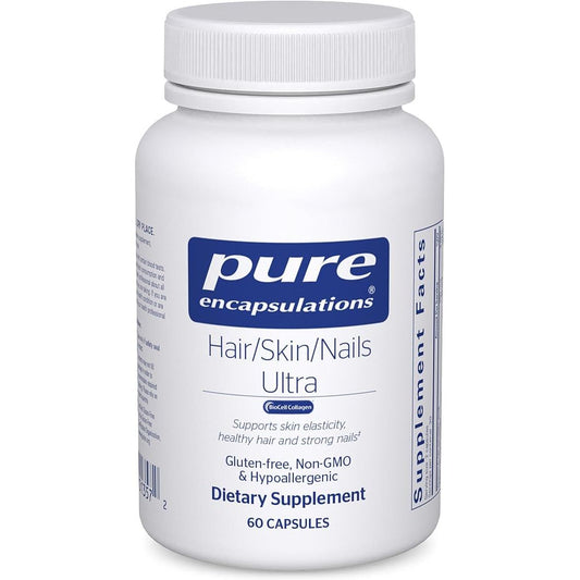 Pure Encapsulations Hair/Skin/Nails Ultra – Advanced Beauty Supplement with Biotin & Collagen - 60 Capsules Vitamins & Supplements Pasteur Pharmacy