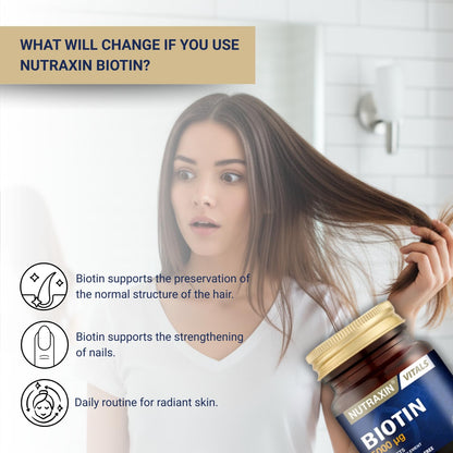 Nutraxin Biotina 5000mcg 30 Comprimidos