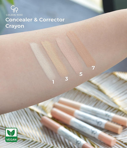 Golden Rose HD Concealer 04 Soft Focus SPF15 - Mini corrector para una cobertura impecable