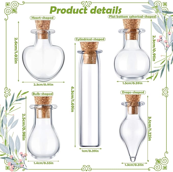 Spell Jars for Ritual Work, 2 ml or 15 ml
