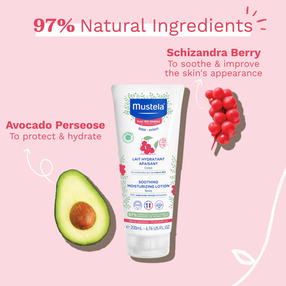 Loción hidratante corporal Mustela para pieles muy sensibles 200 ml