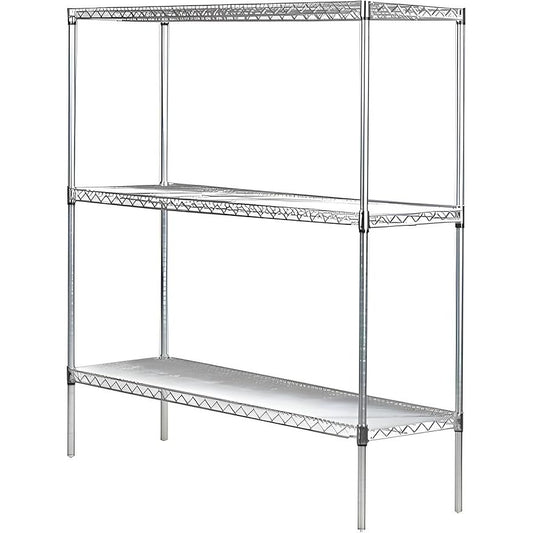 WIRE SHELF 30"x36" STAINLESS 2 CT DS Shelving Pasteur Pharmacy