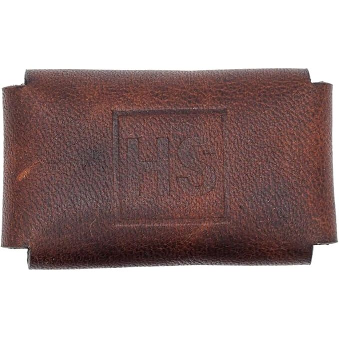 Henson Brown Leather The Henson Razor Head Cover Razor Head Cover Pasteur Pharmacy
