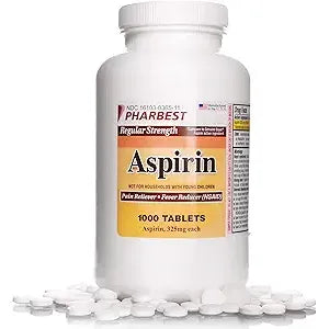 Aspirin Tabs 325Mg Phb 1000 Medicine & Drugs Pasteur Pharmacy