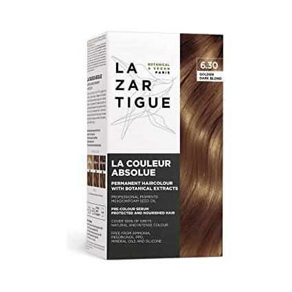 Lazartigue La Couleur Absolue Permanent Hair Color Kit 6.30 Golden Dark Blond Hair Color Kit Pasteur Pharmacy
