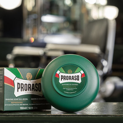 Crème à raser Proraso - Menthol & Eucalyptus | 150 ml