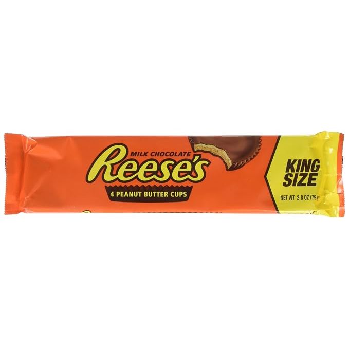 Reese's Peanut Butter Cup King Size 79 g, 24/boîte