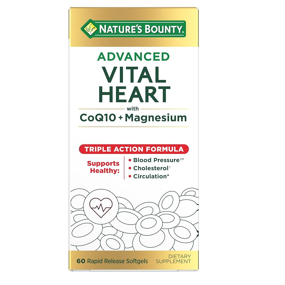 Nature's Bounty Advanced Vital Heart -- 60 Rapid Release Softgels Vitamins & Supplements Pasteur Pharmacy