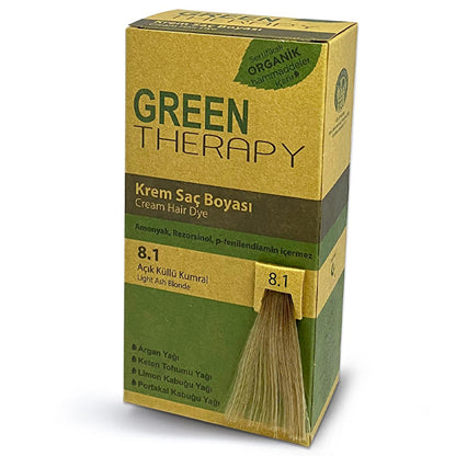 Tinte capilar sin amoníaco Green Therapy: fórmula nutritiva con aceite de argán para un color natural