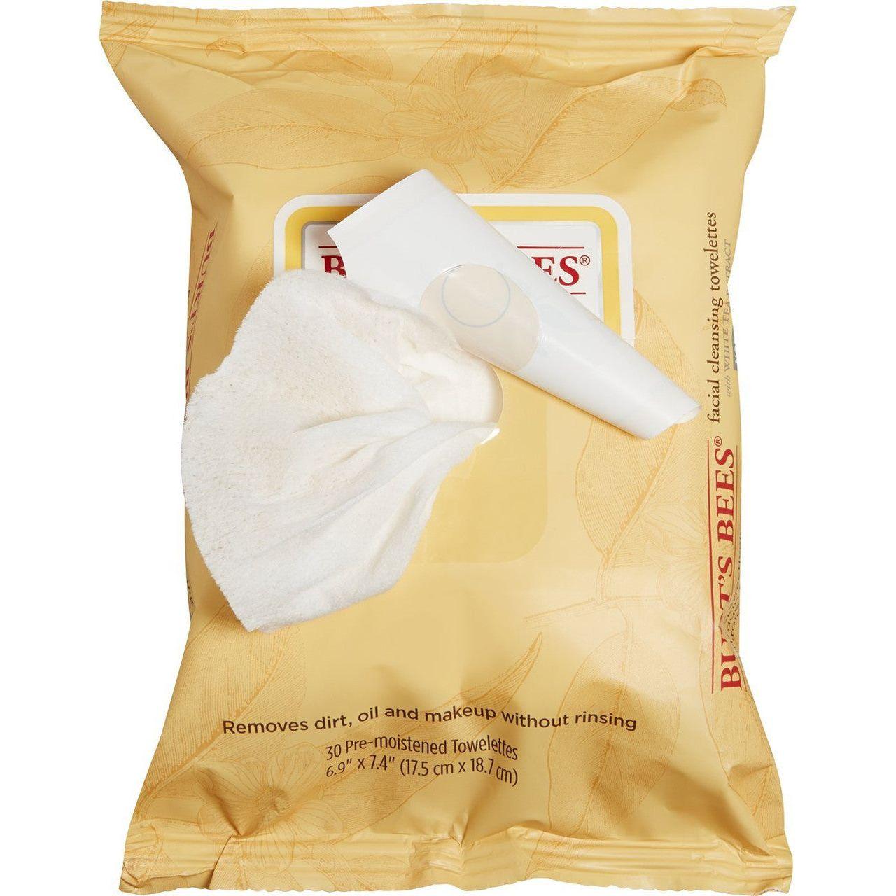 Burt's Bees Facial Cleansing Towelettes With White Tea Extract 2pk Facial Cleansing Towelettes Pasteur Pharmacy