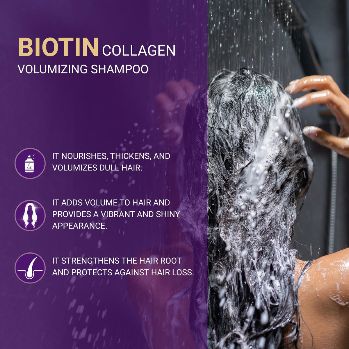 Bioxcin Collagen Biotin Shampoo - Volume Boosting | 300ml