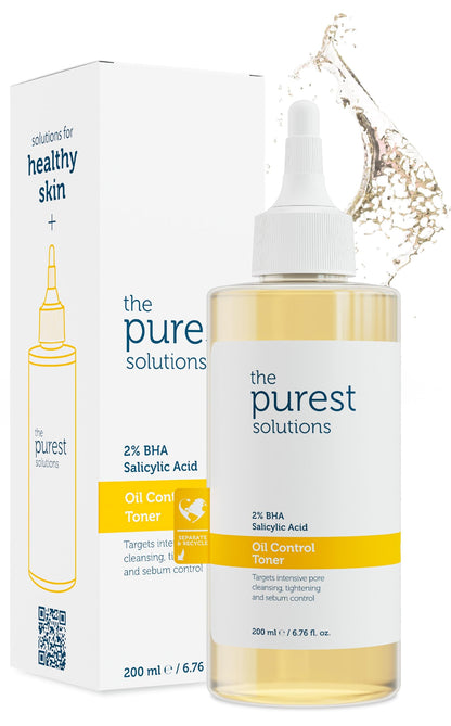 Set de cuidado de la piel The Purest Solutions para puntos negros y reducción de poros: Exfoliante AHA BHA y suero de niacinamida