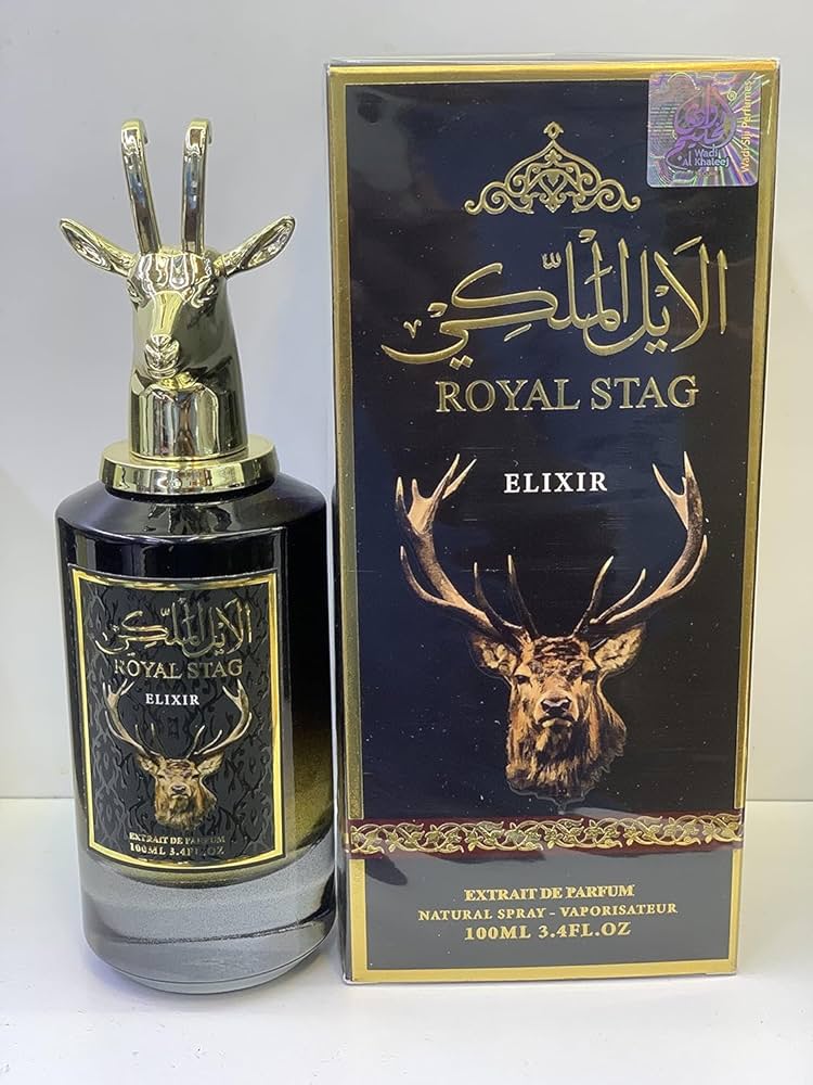Royal Stag Elixir by Wadi Al Khaleej Eau De Parfum Spray for Men, 100 ml