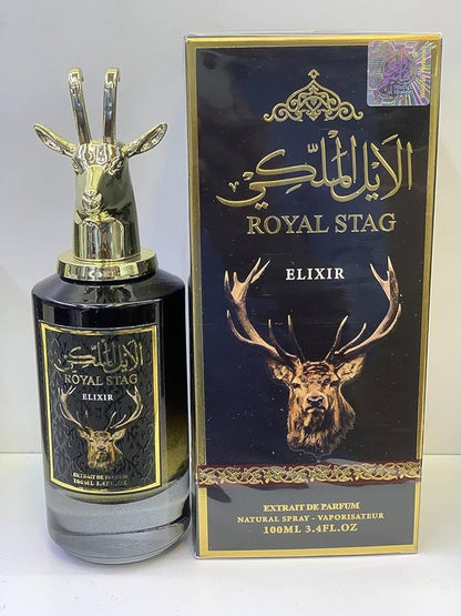 Royal Stag Elixir by Wadi Al Khaleej Eau De Parfum Spray for Men, 100 ml